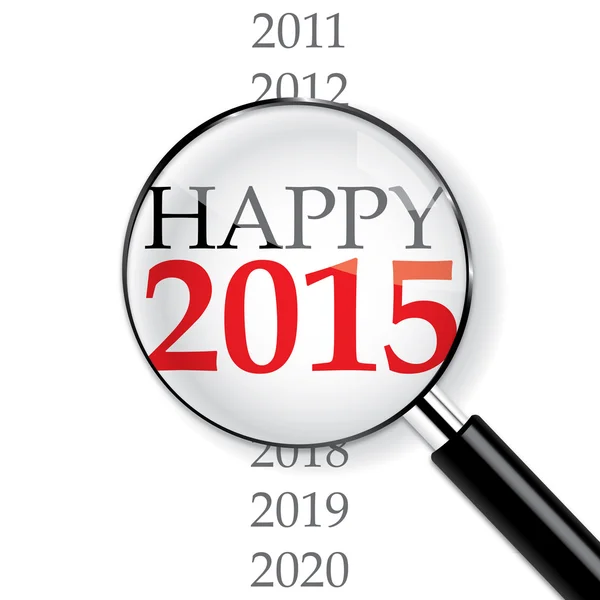 행복 한 2015 — 스톡 벡터