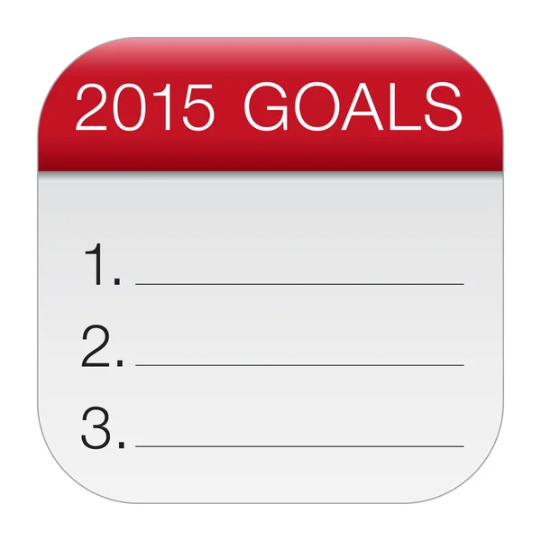 2015 Goals — Stock Vector