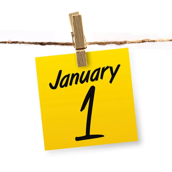 1 stycznia — Zdjęcie stockowe