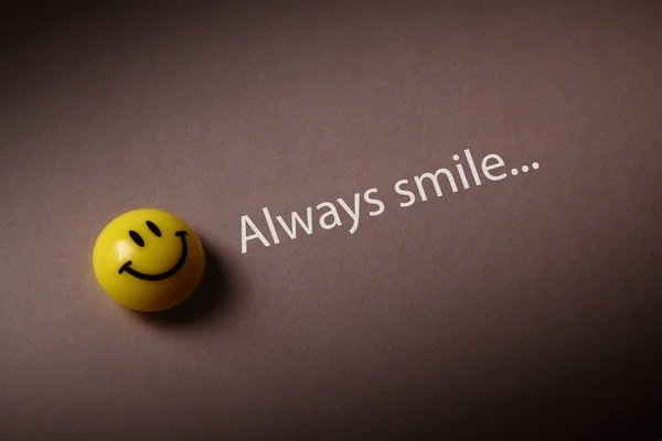 Sempre sorria — Fotografia de Stock