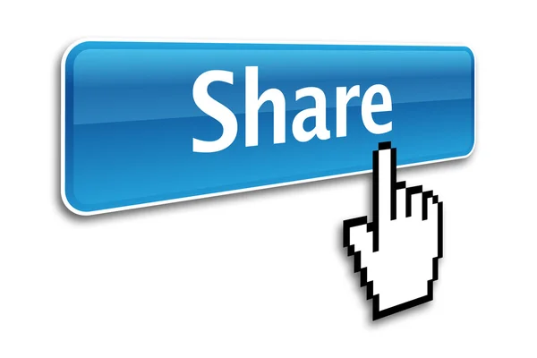 Share-knappen — Stockfoto