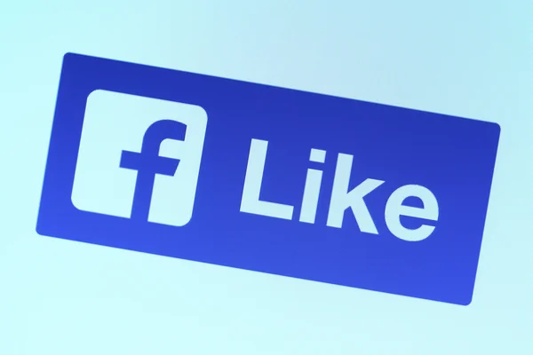 Facebook als pictogram — Stockfoto