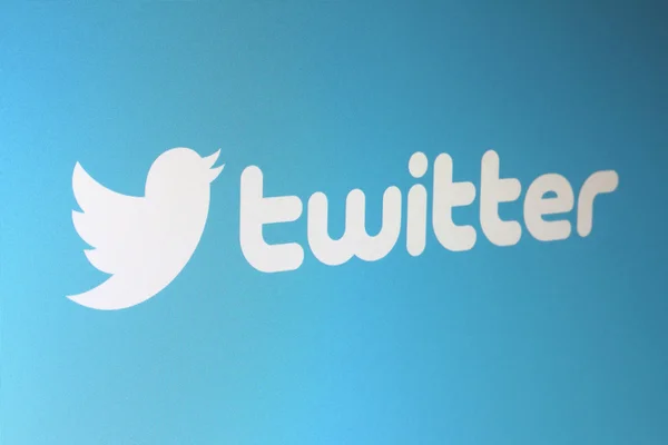 Logo do Twitter — Fotografia de Stock