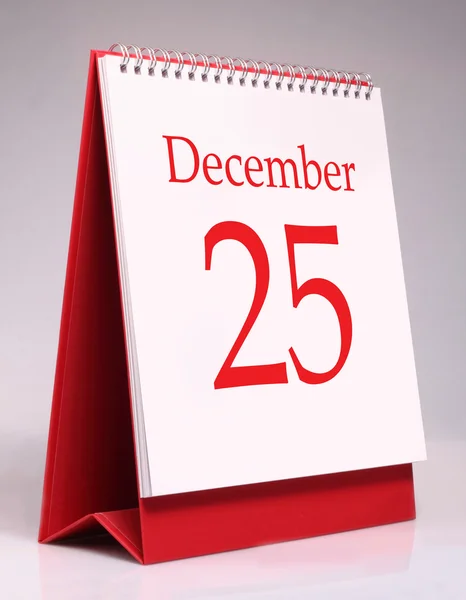 25. prosince stolní kalendář — Stock fotografie