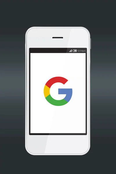 Google icon on a smartphone screen. — Stock Photo, Image