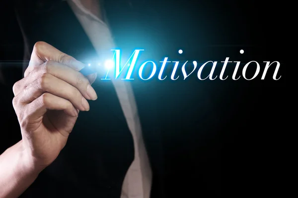 Motivation on the virtual screen — Stock Photo, Image