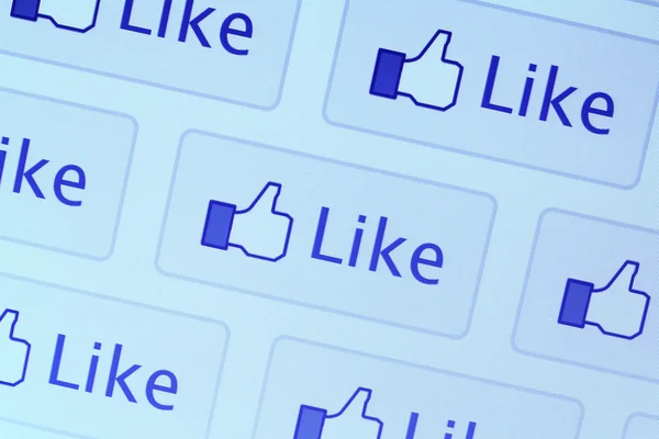 Facebook like icon — Stock Photo, Image