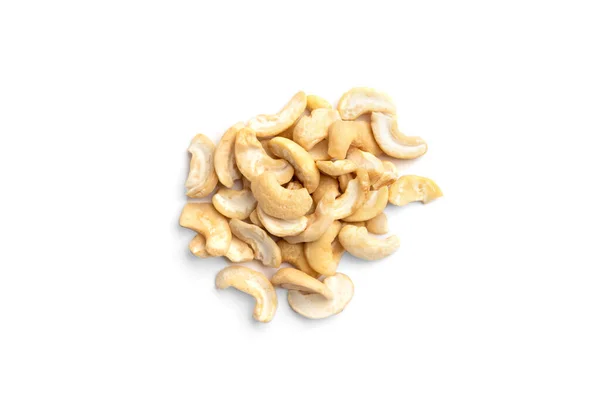 Cashews isolated on white background. — Stock Photo, Image