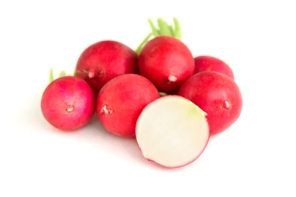 Red Radish Isolated White Background — Stock Photo, Image