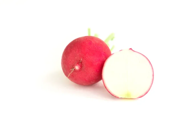 Red Radish Isolated White Background — Stock Photo, Image