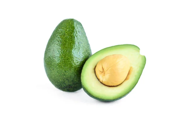 Avocado Isoliert Auf Weißem Hintergrund — Stockfoto