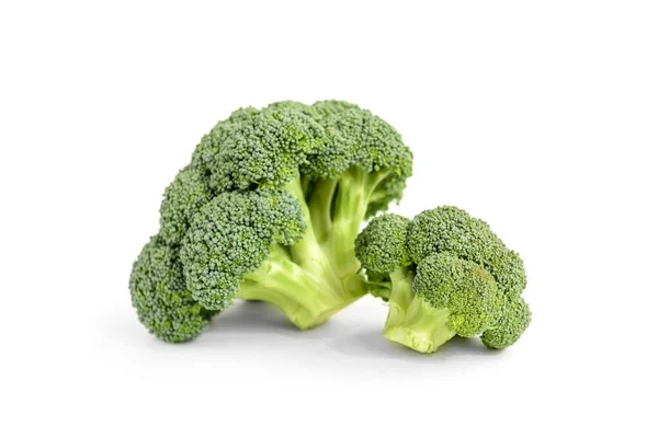 Broccoli Geïsoleerd Witte Achtergrond — Stockfoto