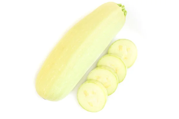 Zucchini Isoliert Auf Weißem Hintergrund — Stockfoto