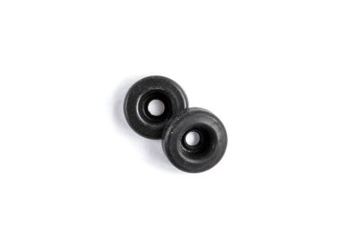 Bez parçası beyaz arkaplanda izole edildi.