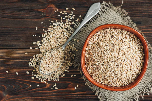 Wheat Wooden Background — Stock Photo, Image