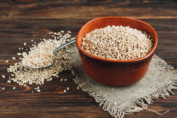 Wheat Wooden Background — Stock Photo, Image