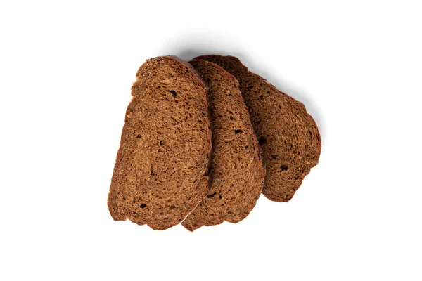 Житній Хліб Ізольований Білому Тлі — стокове фото