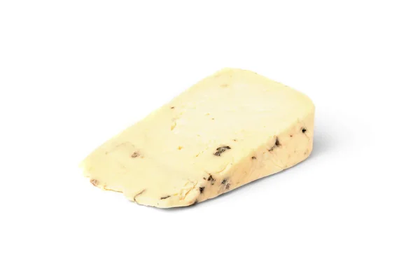 Formaggio Isolato Sfondo Bianco — Foto Stock