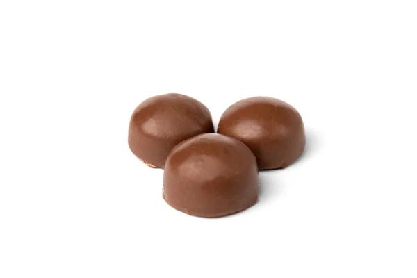 Cioccolato Dolce Isolato Sfondo Bianco — Foto Stock