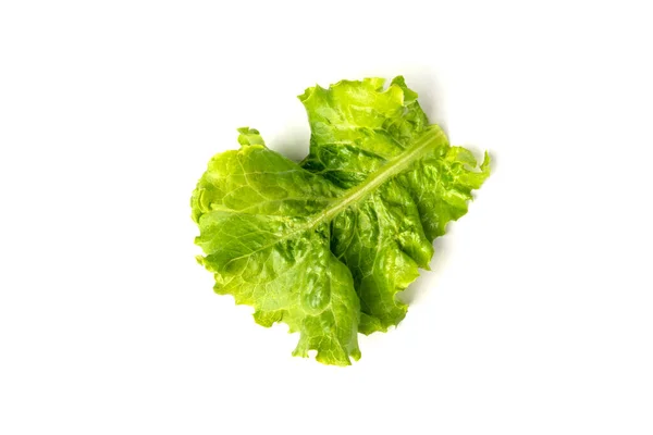 Green Salad Isolated White Background — Stock Photo, Image