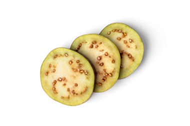 patlıcan beyaz arkaplanda izole edildi.