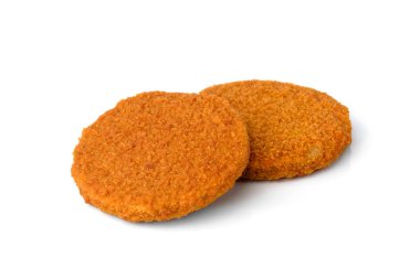 Beyaz zemin üzerinde balık burgeri izole.