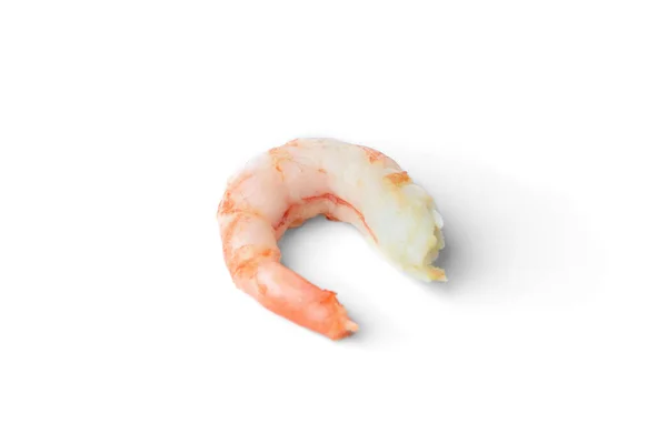 Peeled Shrimps Isolated White Background — Stock Photo, Image