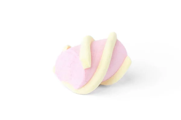 Colore Marshmallow Isolato Sfondo Bianco — Foto Stock