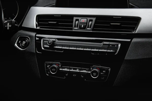 Air condition and media control in modern car.