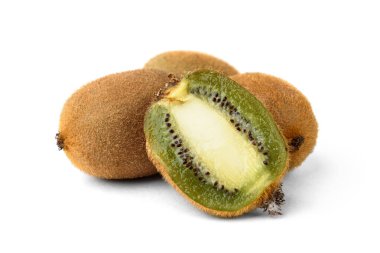 kivi beyaz arkaplanda izole edildi.