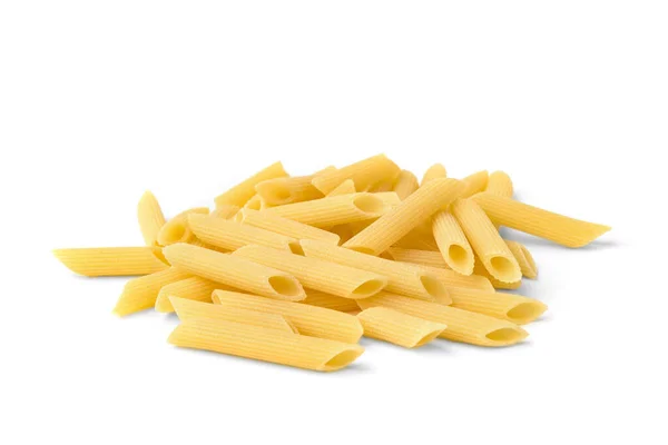 Pasta Isolata Fondo Bianco — Foto Stock