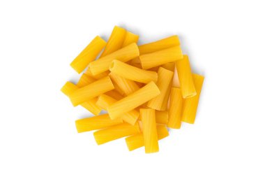 makarna beyaz arkaplanda izole.