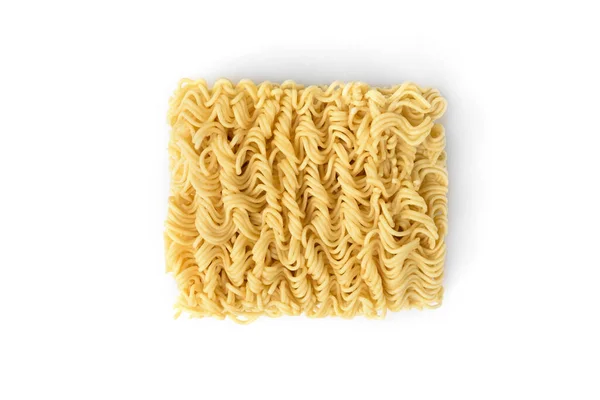 Dry Instant Noodles Isolated White Background — Stock Photo, Image