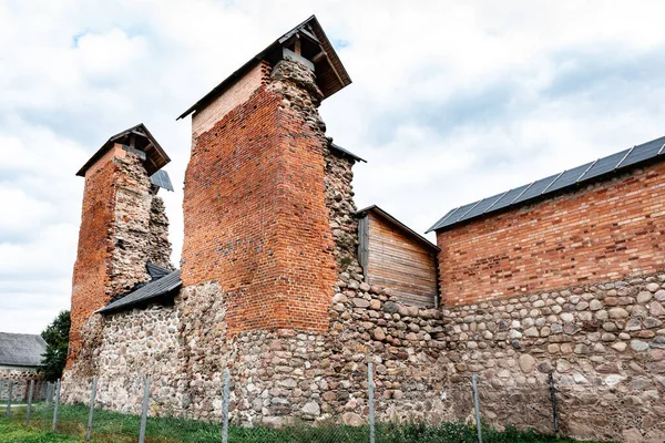 Ruinerna Gammal Fästning Slottet Krevo Vitryssland — Stockfoto