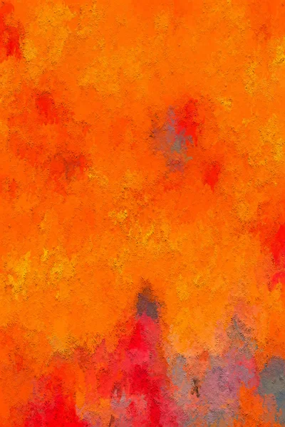 Abstrato Painterly vermelho fundo laranja — Fotografia de Stock