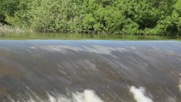 Устойчивое давление воды — стоковое видео