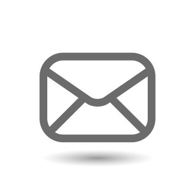 Vektör zarf posta simgesini