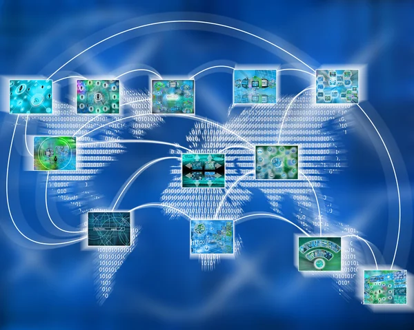 Internet dünyası — Stok fotoğraf