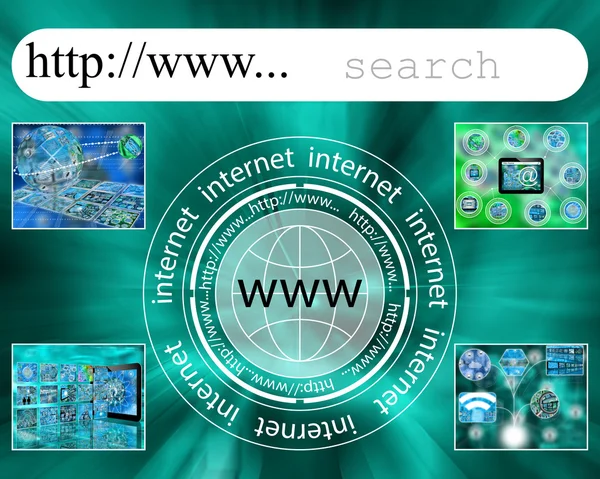 Mundo de internet — Foto de Stock