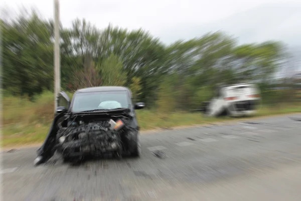 Unfall auf der Straße — Stockfoto