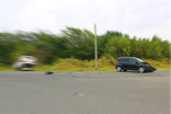 Accidente en la carretera — Foto de Stock