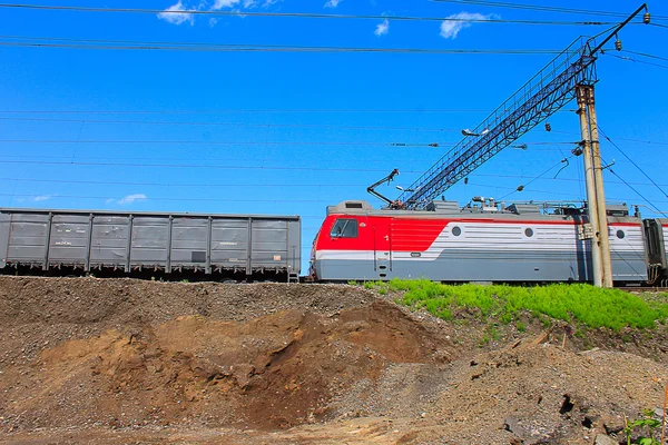 Ferroviária e carris — Fotografia de Stock