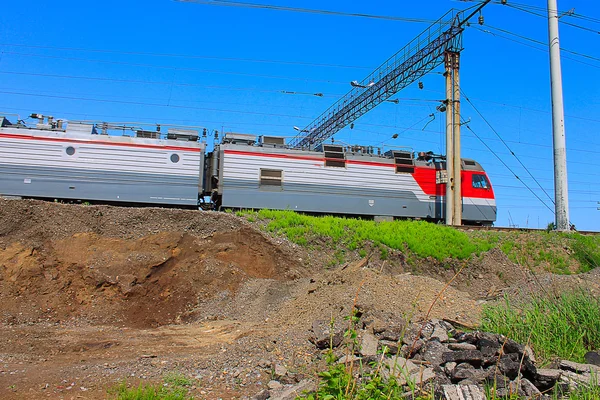 Ferroviária e carris — Fotografia de Stock