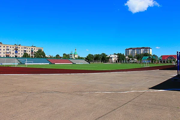 Photo football stadium — Stock Photo, Image