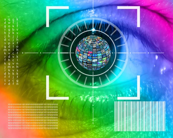 Eye interface — Stock Photo, Image