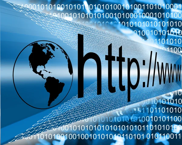 Enlace a internet — Foto de Stock