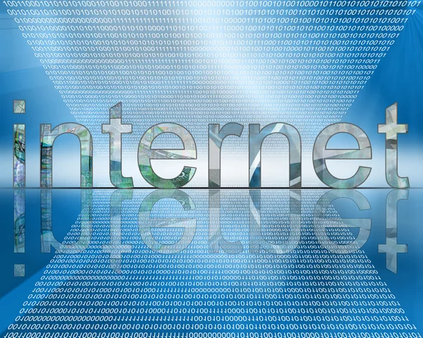 Parola INTERNET — Foto Stock