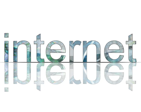 Word internet — Stock Photo, Image