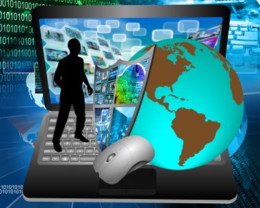 Dünya kalkan ve dizüstü