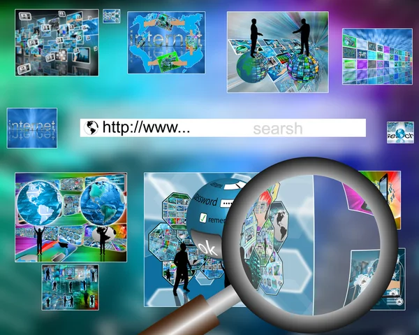 Search the Web — Stock Photo, Image